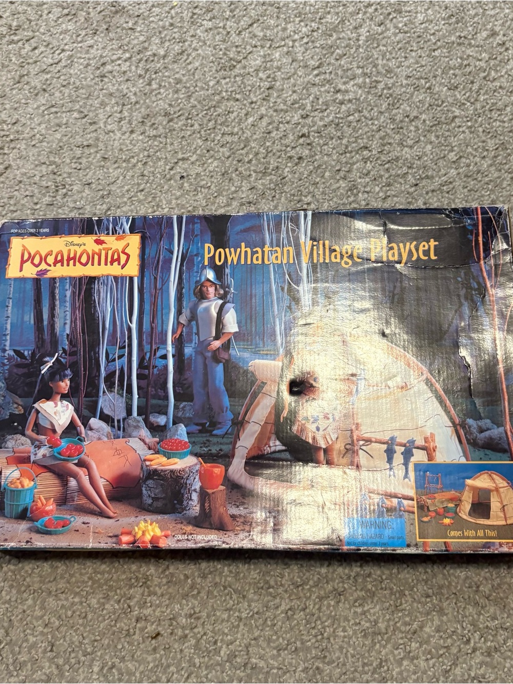 Disney Pocahontas Powhatan Village Playset NEW 90s Vintage